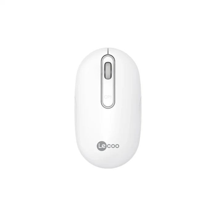 Mouse Kablosuz 1600 DPI Lenovo Lecoo WS207 Beyaz