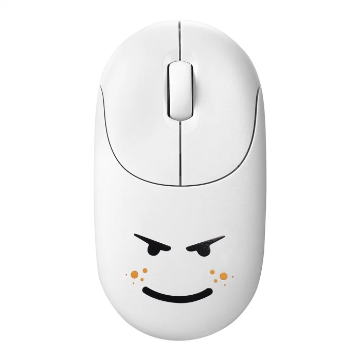 Mouse Kablosuz 2.4 Ghz Beyaz Kabartmalı Everest SM-26 FASHION Beyaz