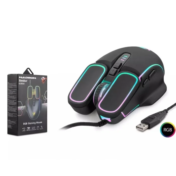 Mouse Oyuncu 6400 Dpi Rbg Hadron Bomber G350