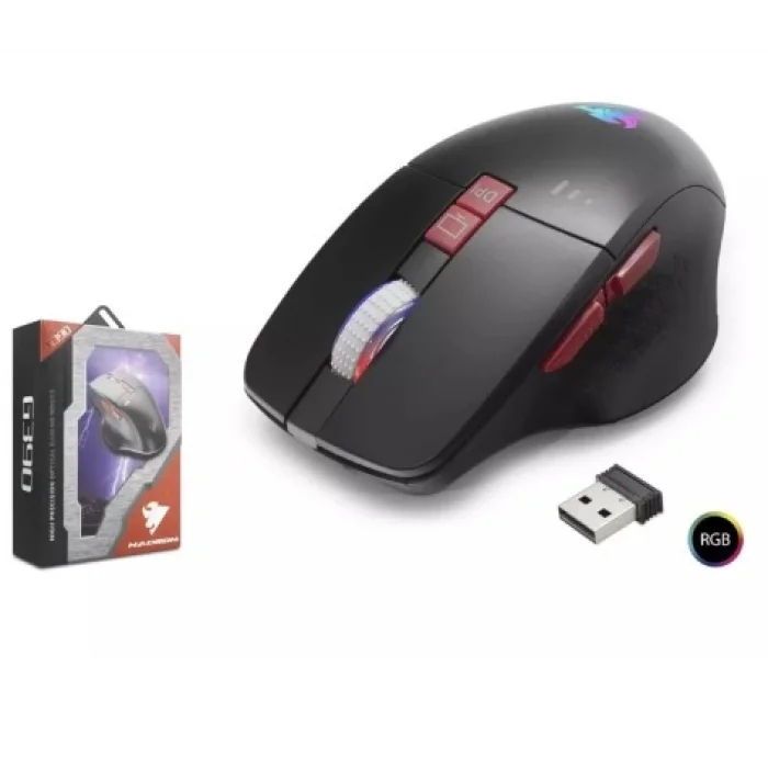 Mouse Oyuncu Bluetooth 1600 Dpi Şarj Göstergeli Rbg Hadron G390