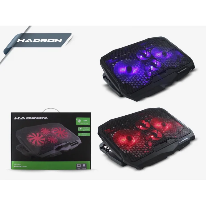 Notebook Soğutucu Ledli 4 Fanlı Hadron HD2008