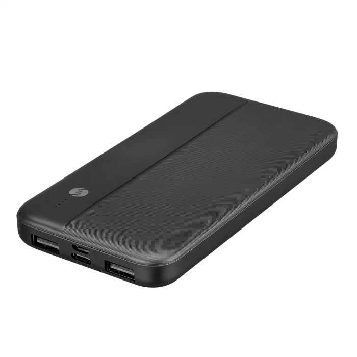 Powerbank 10000 MAH Çift Çıkış Micro+Type-C Girişli S-Link IP-G10N Siyah