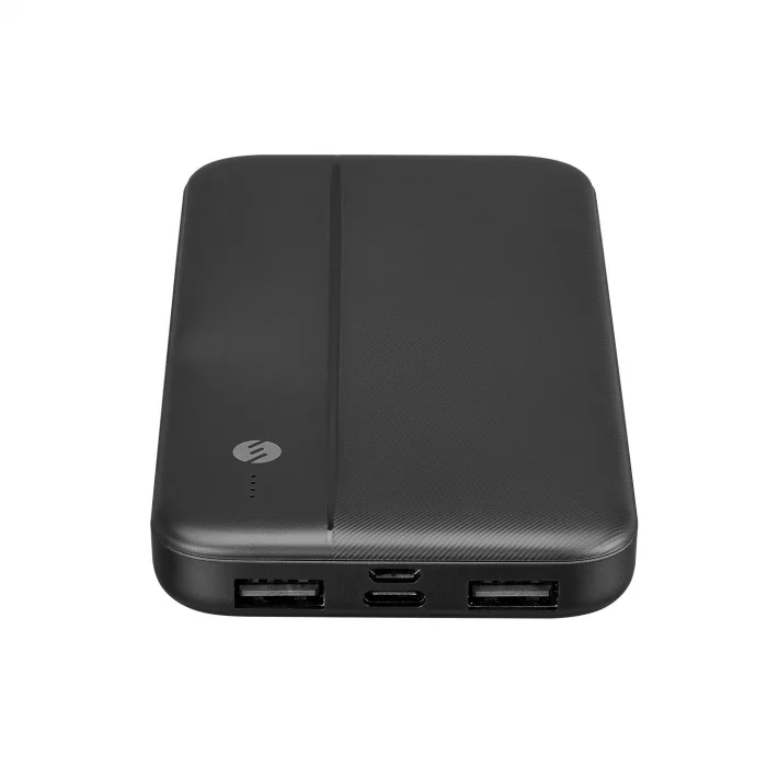 Powerbank 10000 MAH Çift Çıkış Micro+Type-C Girişli S-Link IP-G10N Siyah