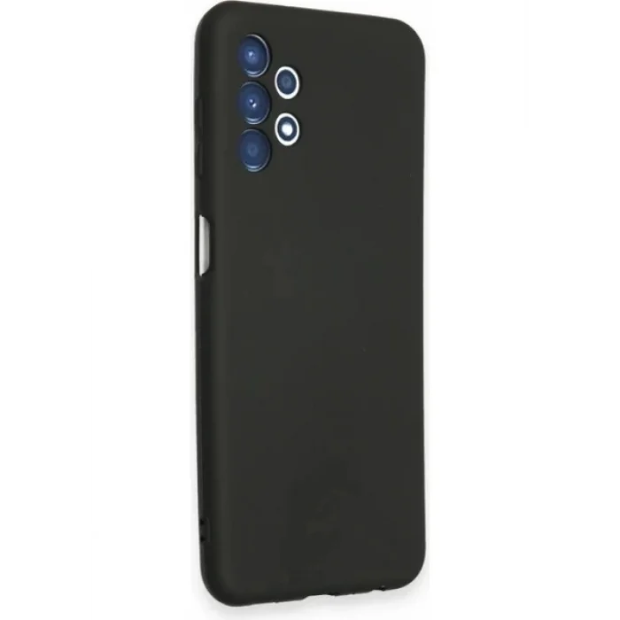 Samsung A13 4G Kılıf Silikon Kamera Korumalı Siyah