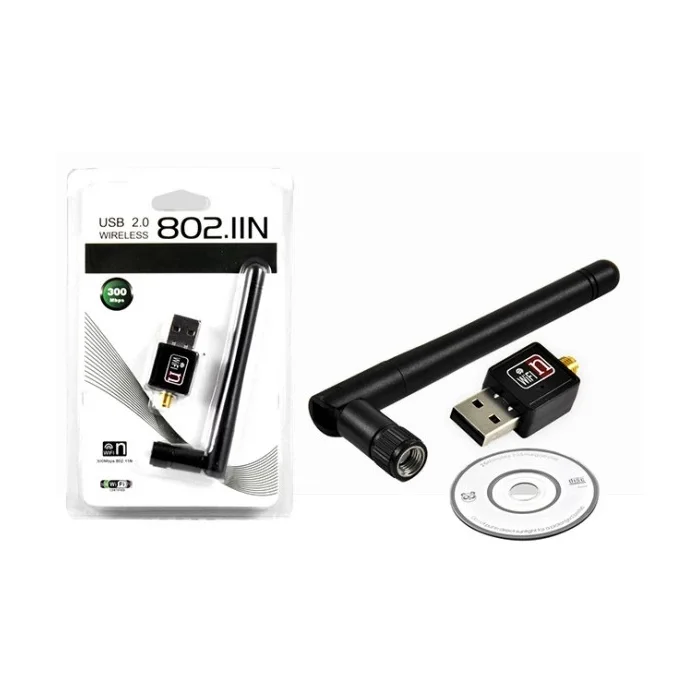 Wireless Adaptör 300 Mbps Antenli Platoon PL-9334