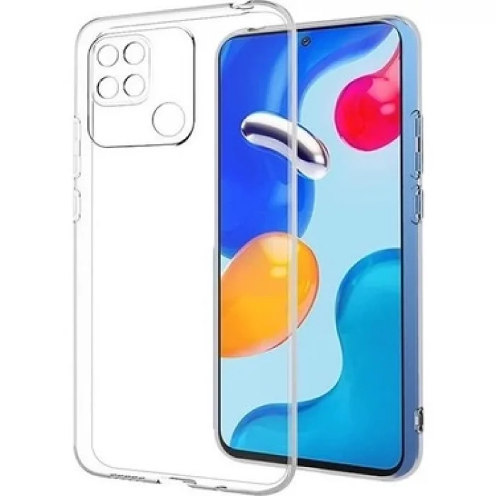 Xiaomi Redmi 10C Kılıf Kamera Korumalı Şeffaf Silikon