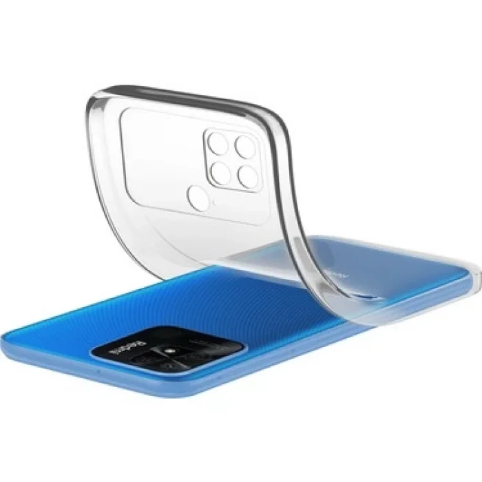 Xiaomi Redmi 10C Kılıf Kamera Korumalı Şeffaf Silikon