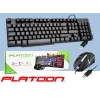 Klavye Mouse Set Q Oyuncu Işıklı Kablolu Platoon PL-355