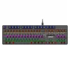 Klavye Q Gaming Oyucu Mekanik Red Switch Rainbow Aydınlatmalı Full Anti-Ghosting Everest KB-MK1 Lumos Siyah