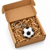 3D Anahtarlık Futbol Topu 3 Cm Siyah Beyaz Qtop Q-0910
