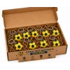 Anahtarlık Futbol Topu 3 Cm Sarı Lacivert 10 Lu Paket Qtop Q-1009