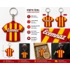 Anahtarlık Kişiye Özel Sarı Kırmızı Forma Qtop Q-1061