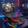 Notebook Soğutucu Ledli 5 Fanlı 15.6 -17.3 İnç Rampage S47 COOLFLOW
