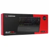 Klavye Q Oyuncu Red Switch Rainbow Aydınlatmalı Bilek Destekli Rampage ALLY K11 Siyah
