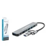 Usb Çoğaltıcı Usb Ve Type-C Toplam 7 Port 5 Adet Usb 2 Adet Type-C Hadron HDX7827