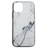 İphone 11 Pro Kılıf Mermer Desenli Silikon Beyaz