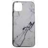 İphone 11 Pro Max Kılıf Mermer Desenli Silikon Beyaz