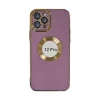 İphone 12 Pro Kılıf Lüx Lazer Gold Rosegold