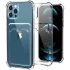 İphone 12 Pro Max Kılıf Kart Bölmeli Şeffaf
