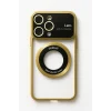 İphone 14 Pro Kılıf Kamera Korumalı Magsafe Colourl Gold