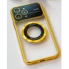 İphone 14 Pro Max Kılıf Kamera Korumalı Magsafe Colourl Gold