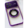 İphone 14 Pro Max Kılıf Kamera Korumalı Magsafe Colourl Mor