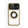 İphone 15 Pro Max Kılıf Kamera Korumalı Magsafe Colourl Gold