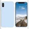 İphone X Ve XS Kılıf Cappy Silikon Açık Mavi