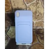 İphone XR Kılıf Kart Bölmeli Lila