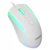 Klavye Mouse Set Oyuncu Gökkuşağı Aydınlatmalı Everest KM-198 Luminax Beyaz