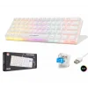 Klavye Oyuncu Mekanik Mini Blue Switch Rgb Hadron G508B Beyaz