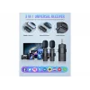 Mikrofon Yaka 2 Adet Kablosuz Type-c Lightning Aux 3 İn 1 Platoon PL-2452