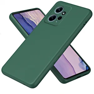 Kılıf Xiaomi Redmi Note 12 Rubber Silikon Koyu Yeşil