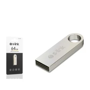 Flash Bellek 64 GB Metal Usb 2.0 S-link U264