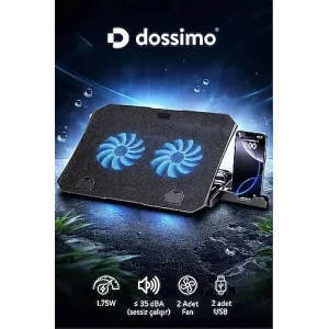 Notebook Soğutucu 2 Fanlı QTOP Dossima S22