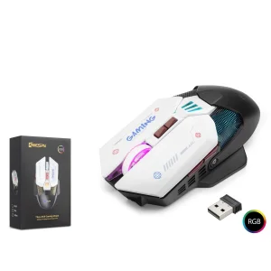 Mouse Kablosuz Gaming Tri Mode RGB 10000 DPI 7 Tuş Makrolu MKESPN W19
