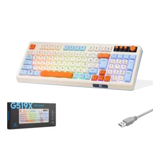 Klavye Q Gaming Rgb 104 Tuş Goog Pro G519X Beyaz