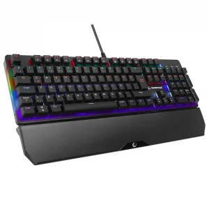 Klavye Q Oyuncu Blue Switch Rainbow Aydınlatmalı Rampage KB-R86 Umbra Siyah