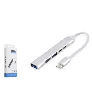 Usb Çoğaltıcı Type-C Toplam 5 Port 3 Adet Usb 2 Adet Type-C Hadron HDX7896