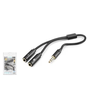 3.5 MM Aux To 2 Dişi 3.5 MM. Aux Kablo 20 Cm Hadron HDX1083