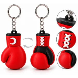 Anahtarlık Boks Eldiveni 5 Cm Kırmızı Qtop Q-1610