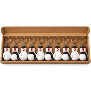 Anahtarlık Boks Eldiveni 5 Cm 10 Lu Paket Beyaz Qtop Q-1689