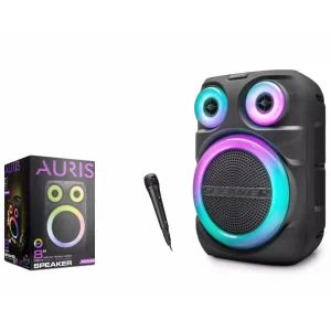 Bluetooth Hoparlör Usb-Sd 8 İnç 260x230x380 Mm Auris ARS-KLN200