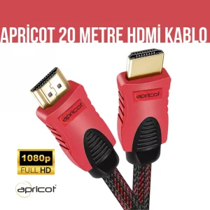 Hdmı Kablo 20 M Örgülü Apricot AP-HDK20