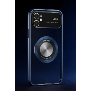 İphone 11 Kılıf Kamera Korumalı Magsafe Colourl Mavi