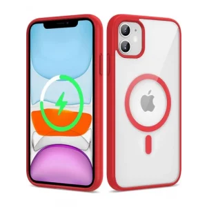 İphone 11 Kılıf Magsafe Colors Kırmızı