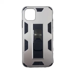 İphone 11 Pro Kılıf Standlı Yüzüklü Batch Silikon Gri