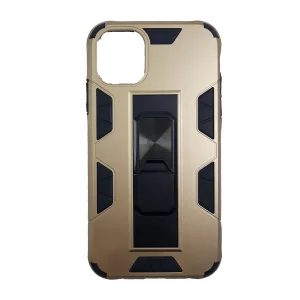 İphone 11 Pro Max Kılıf Standlı Yüzüklü Batch Gold