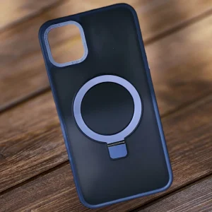 İphone 11 Pro Max Kılıf Standlı Magsafe Lacivert