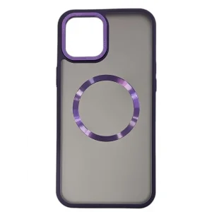 İphone 13 Kılıf Matte Magsafe Mor